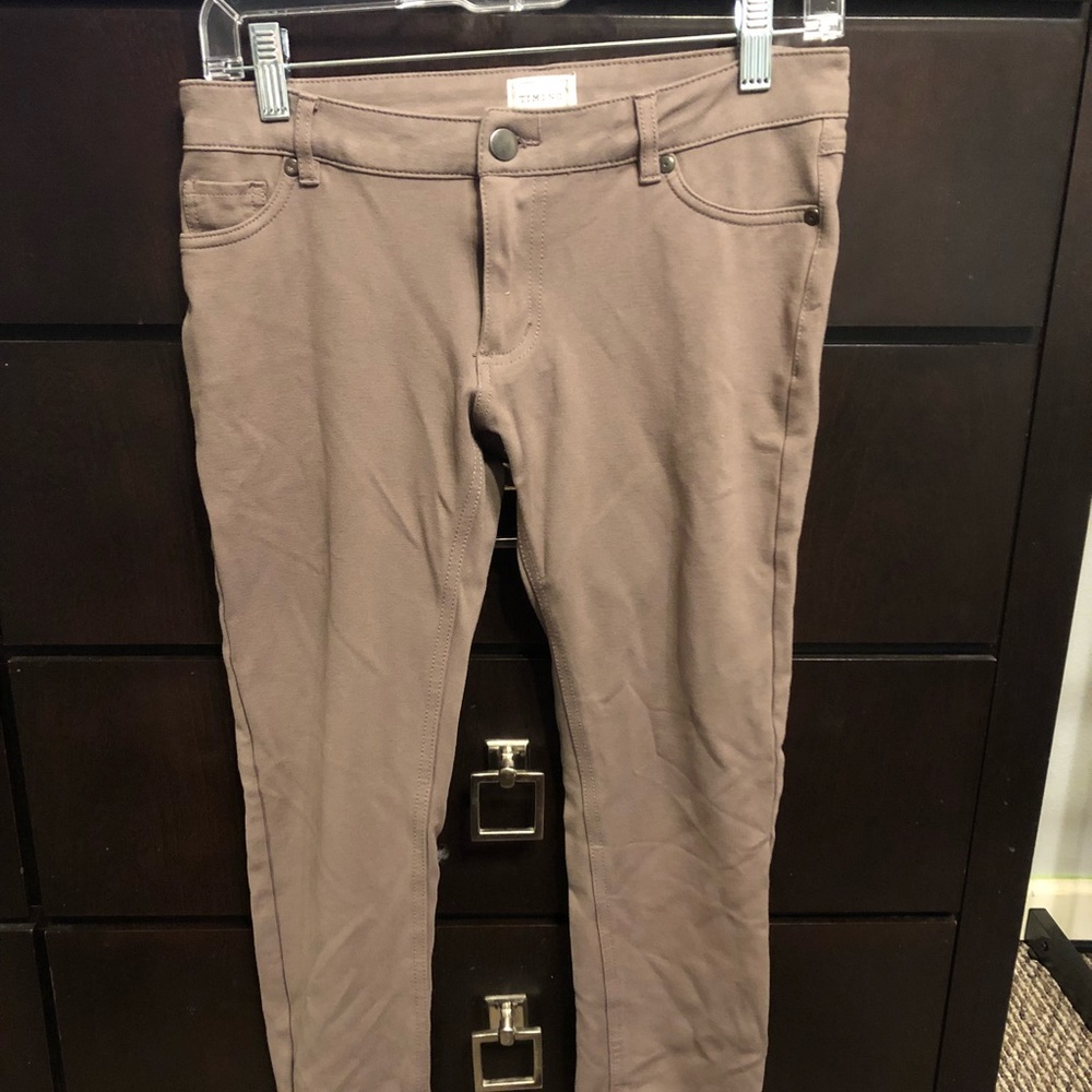Tannish brown stretchy pants